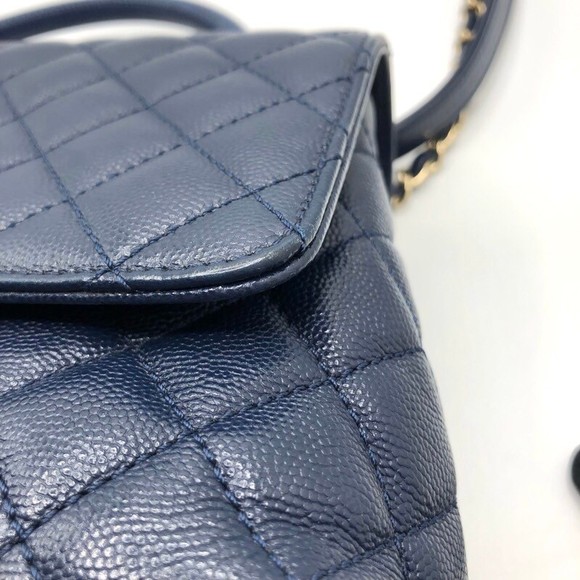 CHANEL Coco Handle Caviar Skin Handbag - Picture 10 of 16